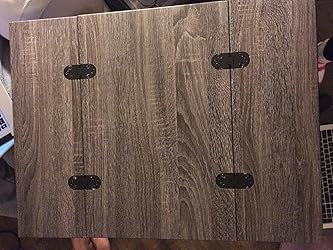 Amazon.com: Weathered Grey Finish Expandable Snack Side End Table ... throughout How Expandable Side Tables Can Transform Your Living Space Layout