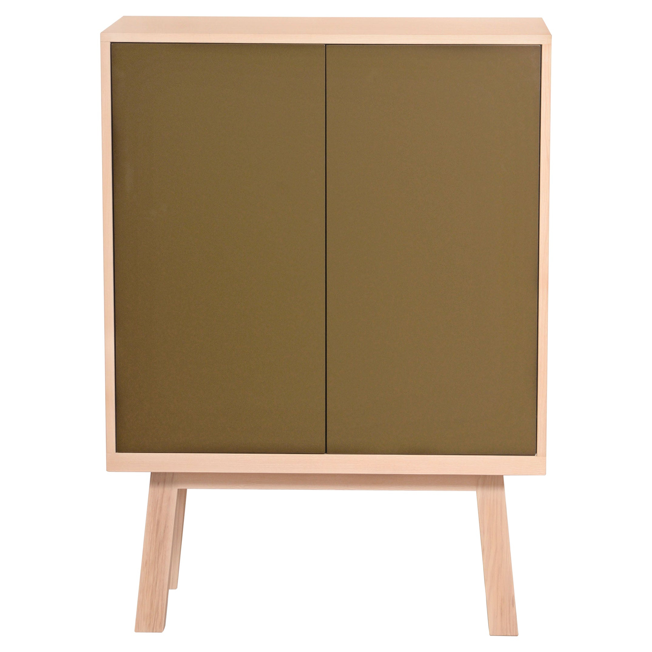 Big Art Nouveau Solid Ash Wood Three-Door Wardrobe / Cabinet / Bookcase ... with regard to Maximizing Storage Efficiency Through Thoughtful Cabinet Design and Material Selection