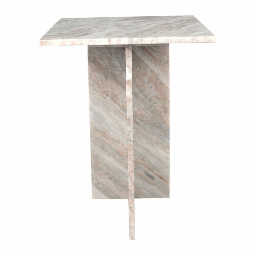 Cecil Contemporary Natural Marble Handmade T-Shaped End Table, 14X 14X ... with How Contemporary Design Meets Natural Beauty in Cecil's Collection