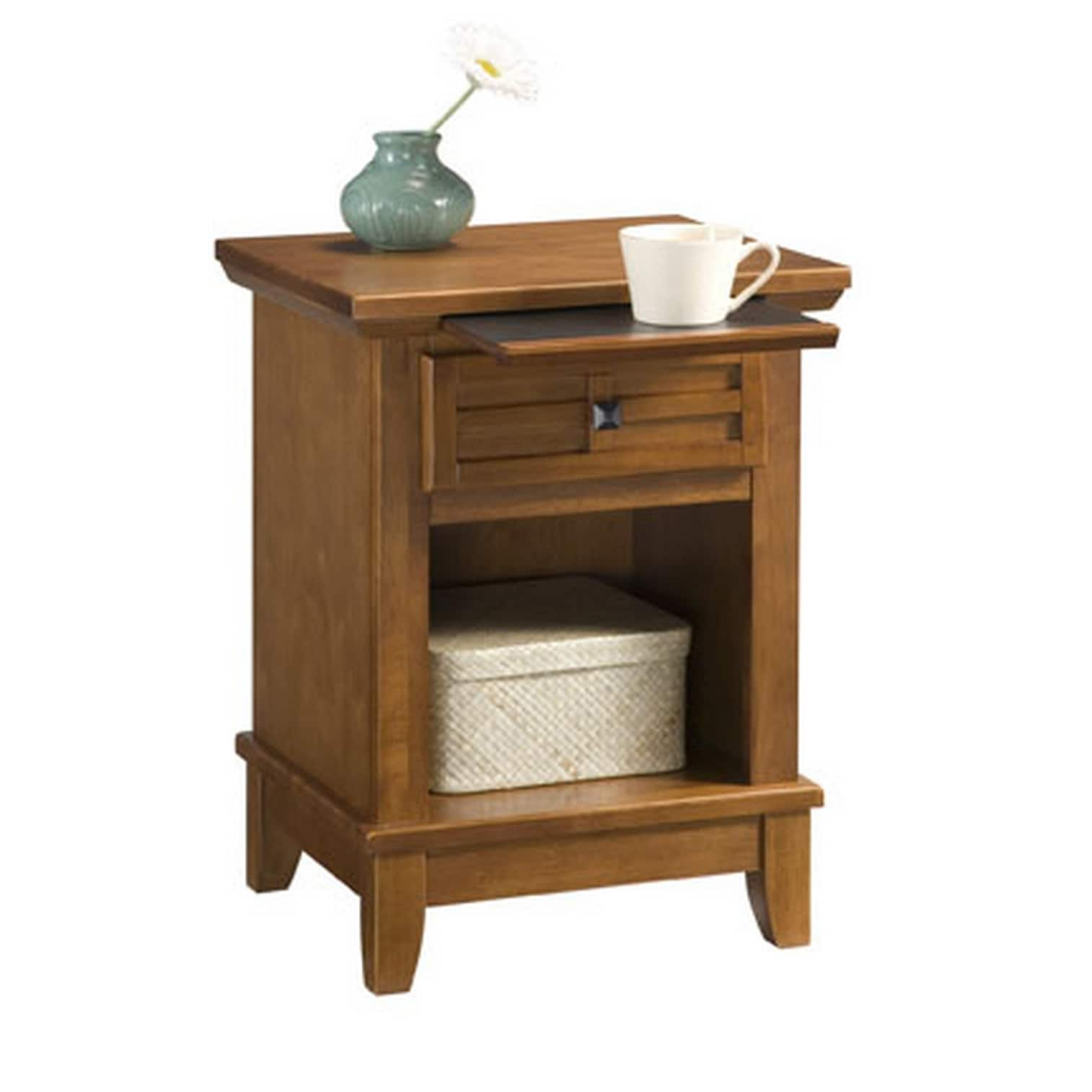 Cozayh Retro Rustic Nightstand Solid Fir End Table Side Table With Hand ... inside Maximizing space efficiency with versatile wooden console table designs
