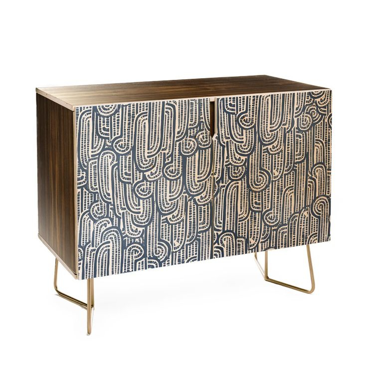 Dash And Ash Drift Credenza | Deny Designs | Interior Design Furniture ... pertaining to How Waves Round Side Table Design Influences Modern Living Spaces