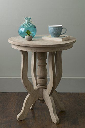 East At Main Boyd Brown Rubber Wood Round Accent Table, (24X24X28 ... regarding Choosing the right materials for durable home furnishings