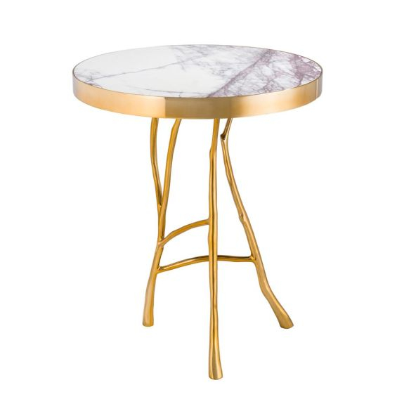 Eichholtz Pompano Side Table | Eichholtz | Sweetpea & Willow with regard to The Cultural Significance of Black Marble in Italian Design Tradition