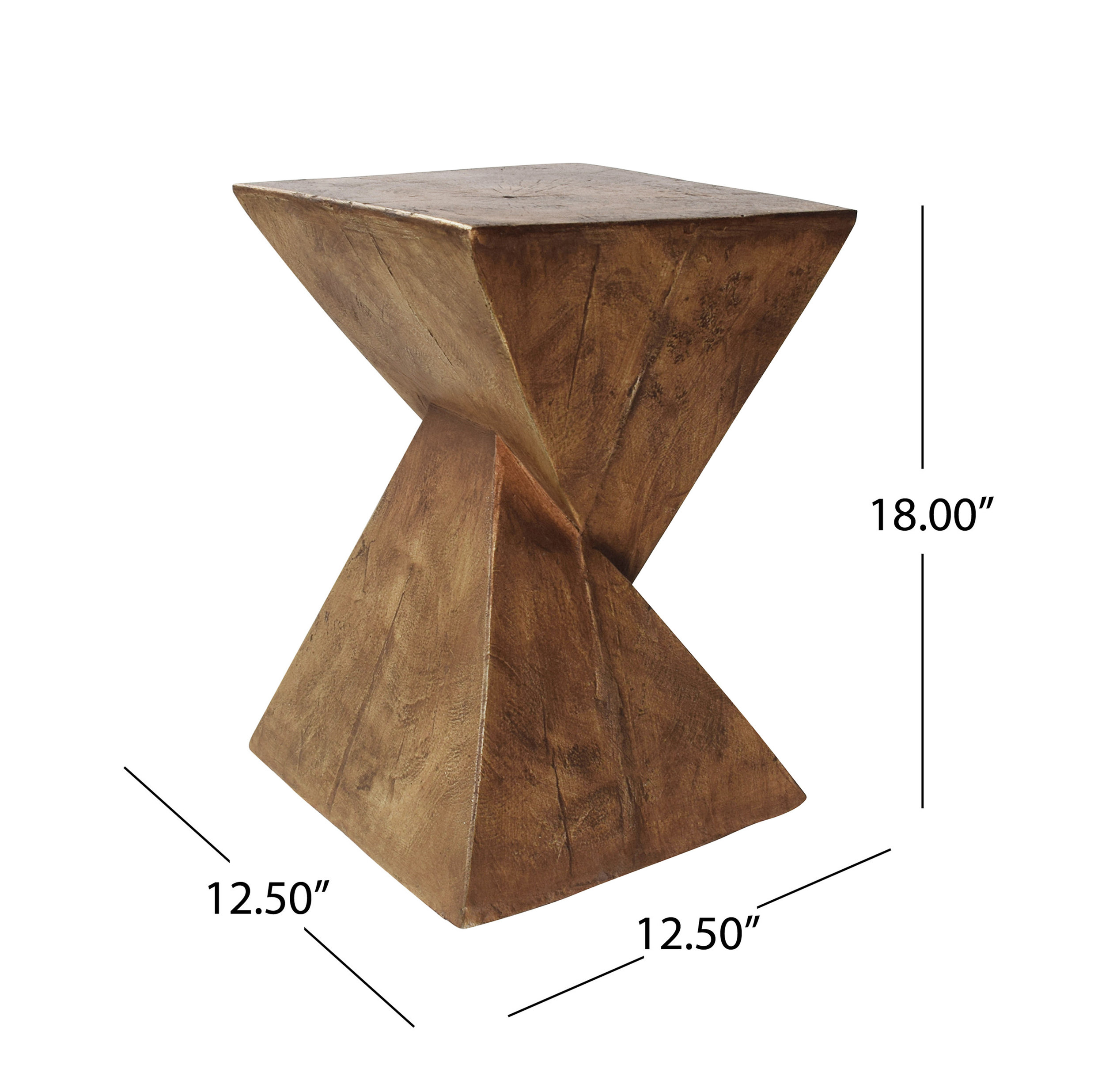 Gdf Studio Jerod Indoor Lightweight Concrete Accent Table - Industrial ... intended for Gdf Studio Jerod Indoor Lightweight Concrete Accent Table, Black