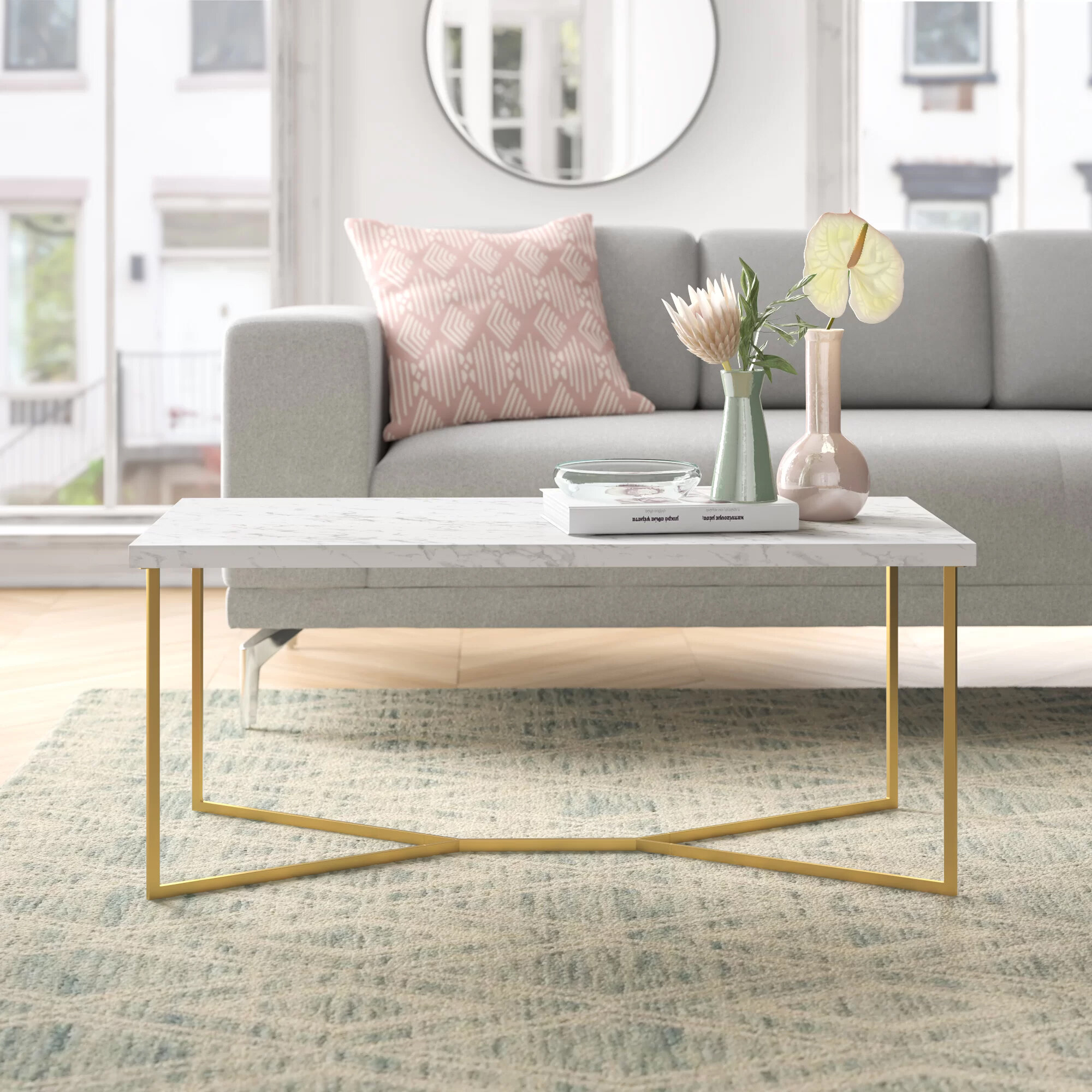 Gold Coffee Table Marble Top At Alfred Ma Blog pertaining to Luxe Tapered Gold Metal Pedestal Table White Marble Crystal Top Square Drink