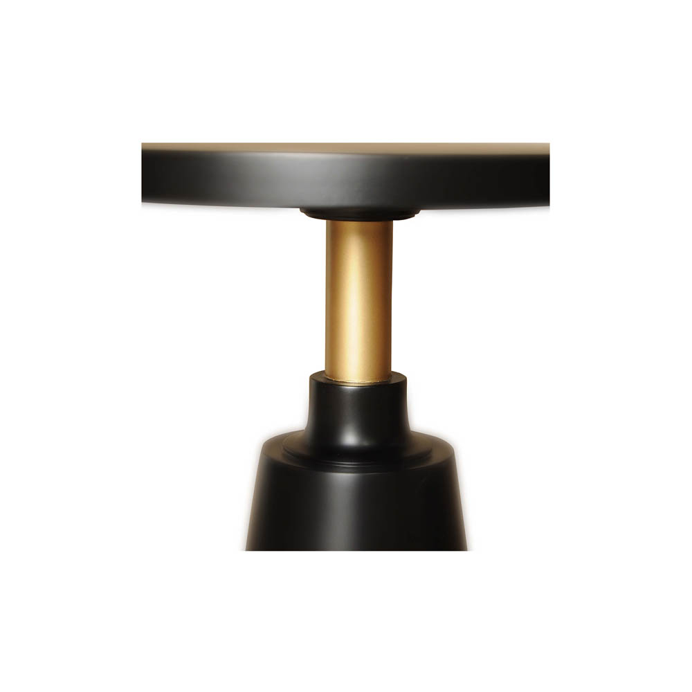 Jett Round Black Beech Side Table – Englanderline intended for The role of black nickel accents in modern interior design