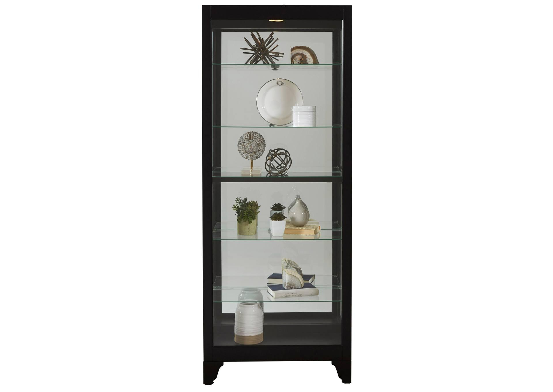 Modern Curio Cabinet Black Onyx Finish Ivan Smith Furniture with Struggling With Your Glass Curio Cabinet? Here's What's Actually Going Wrong