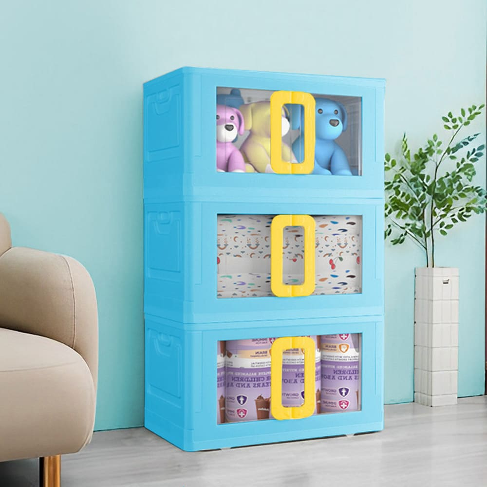 Multipurpose Kids Storage Cabinet Online At Staranddaisy throughout Storage Cabinet Adalyn Cream Blue Solid Chinese Ash Polyurethane