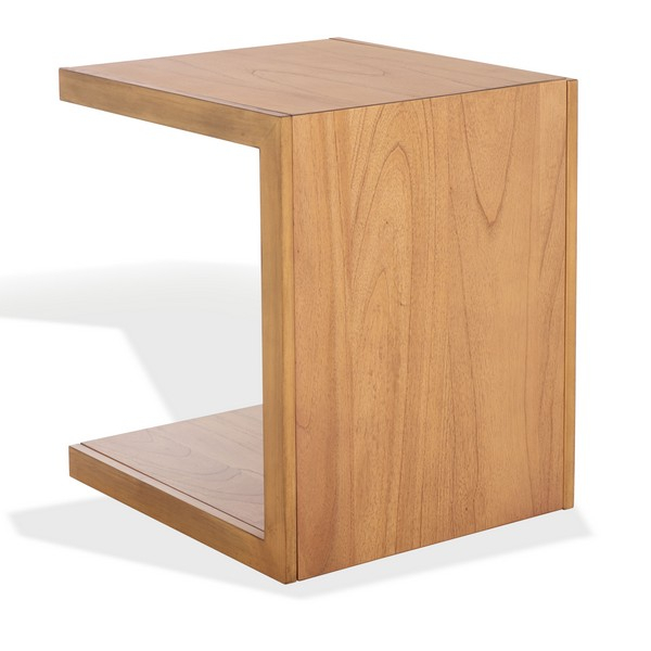 Sfv1317B - Safavieh pertaining to Safavieh Couture Madelynn Round Wood Accent Table, Natural