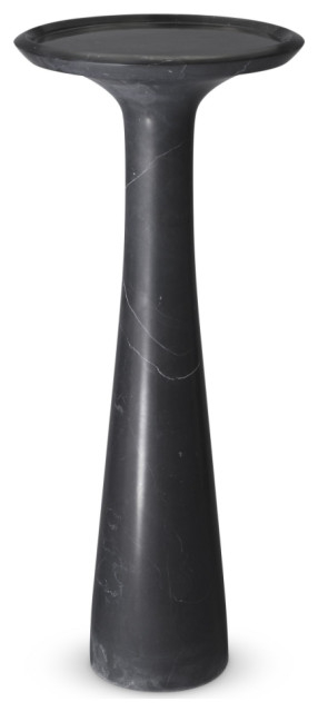 Solid Italian Black Marble High Side Table | Eichholtz Pompano ... regarding Solid Italian Black Marble High Side Table