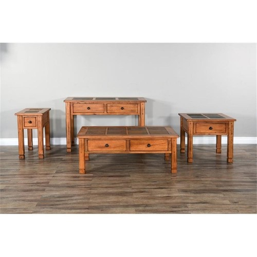 Sunny Designs Sedona 15" Transitional Wood Chair Side Table In Rustic ... in Sunny Designs Sedona 15 inch transitional wood chair side table in rustic oak