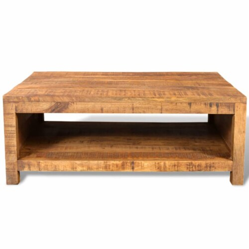 Vidaxl Coffee Table Solid Mango Wood, 31.5 "X23.6 "X11.8 " - Kroger within Vidaxl Side Table Set Of 2 Round Coffee Table Nesting Table Solid Mango Wood