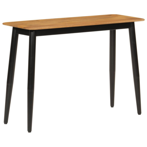 Vidaxl Console Table End Table Hallway Sofa Table Solid Wood Mango And ... throughout Vidaxl Console Table Hallway Entryway Table Narrow Side Table Solid Wood Mango
