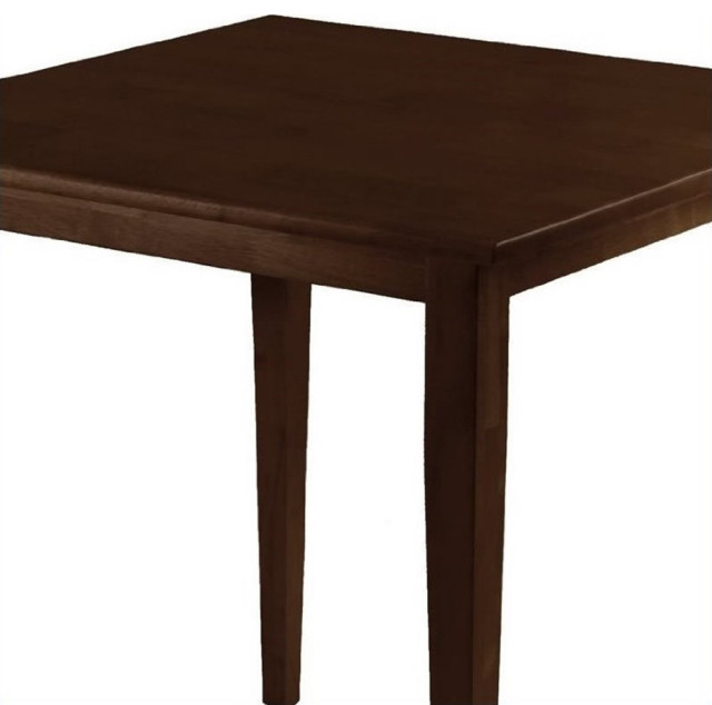 Winsome Groveland Square Transitional Solid Wood Dining Table In Light ... pertaining to Design elements that define modern corner table aesthetics
