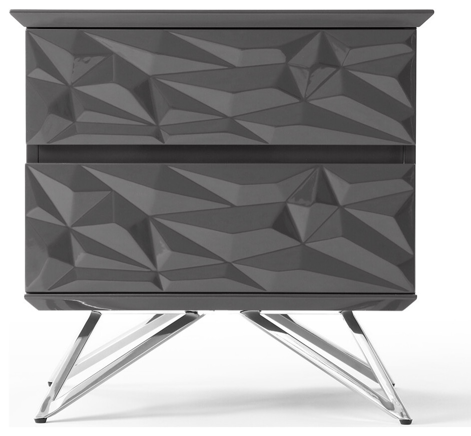 Zuri Furniture Modern Vortice Side Table Glossy Gray Lacquer ... throughout Zuri Furniture Modern Vortice Side Table Glossy Gray Lacquer
