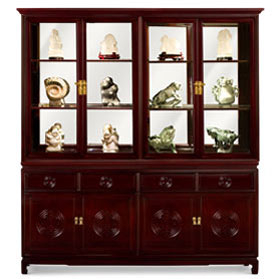 Asian Rosewood China Cabinets | China Furniture Online pertaining to Master Craftsmanship Behind Oriental Corner Furniture Making