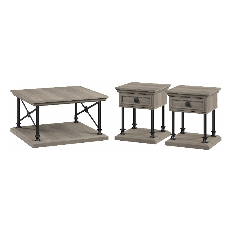 Coffee Table Sets, Cocktail Table Sets, Occasional Table Sets | Cymax.com in Coaster Rachelle 3-Piece Wood Coffee Table Set In Dark Brown