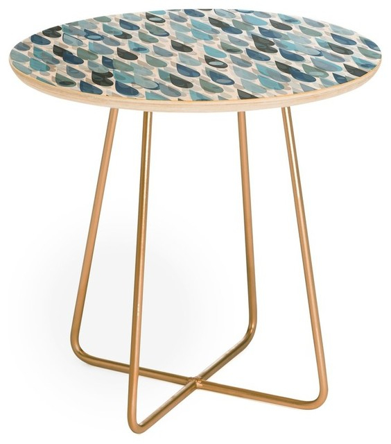 How the Let It Rain V Round Side Table Redefines Modern Living Spaces