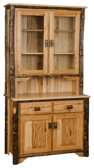 Understanding the Appeal of Hickory Log 2-Door Hutch Designs