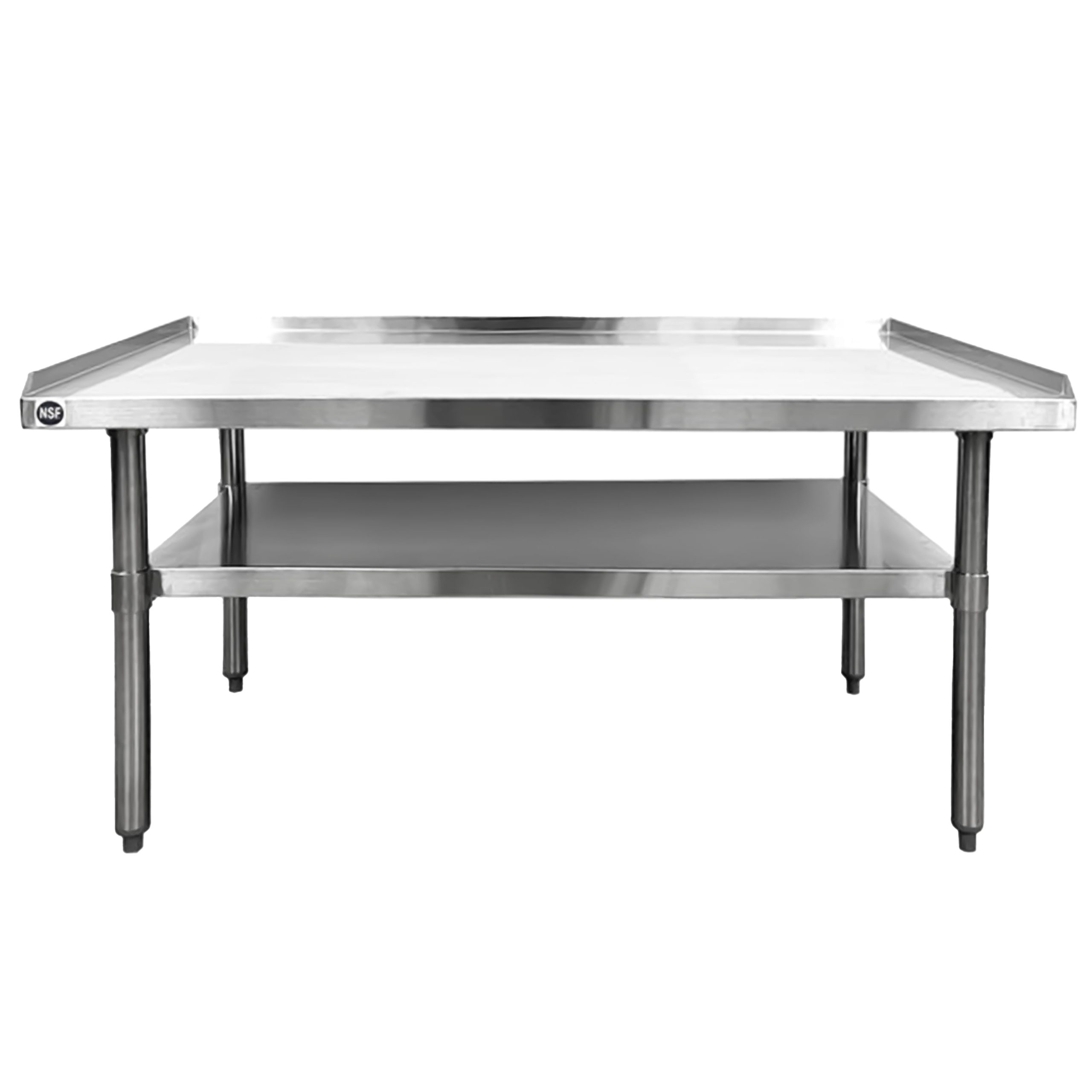 Nsf 48 In. Work Table, Upturned Edge Stainless Steel Kitchen Utility ... regarding Sportsman Series Upturned Edge Stainless Steel Work Table