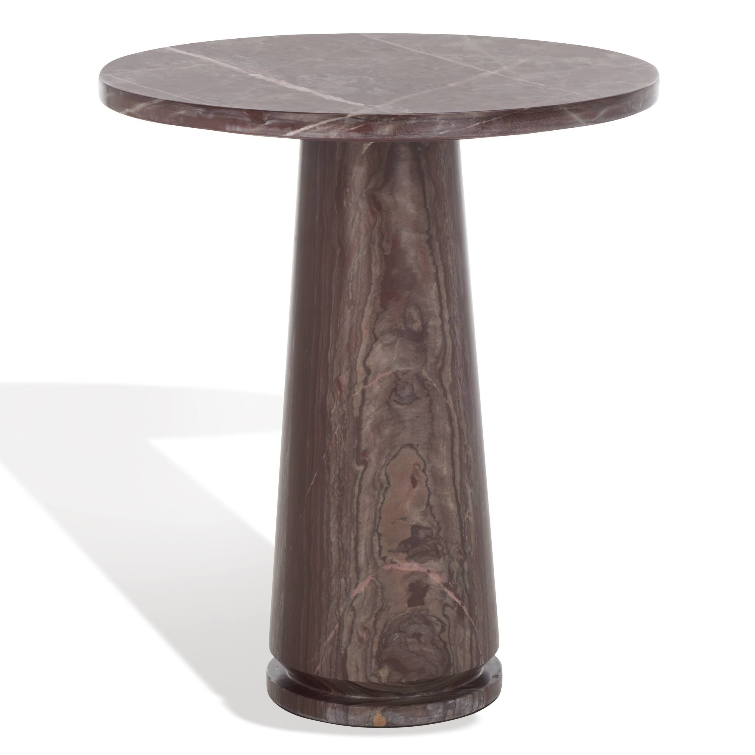 Safavieh Couture Valentia Tall Round Marble Accent Table - 22 In W X 21 ... with Safavieh Couture Valentia Round Marble Accent Table, Green