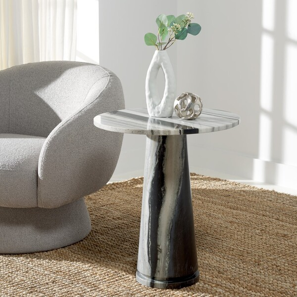 Sfv9703F-2Bx - Safavieh with regard to Safavieh Couture Valentia Round Marble Accent Table, Green