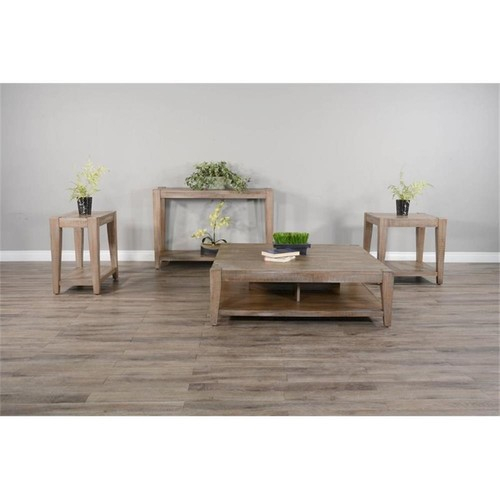 Sunny Designs 24" Modern Mindi Wood End Table In Weathered Brown | Ebay for Understanding the Appeal of Sunny Designs 25 inch Weathered Brown Wood Side Table