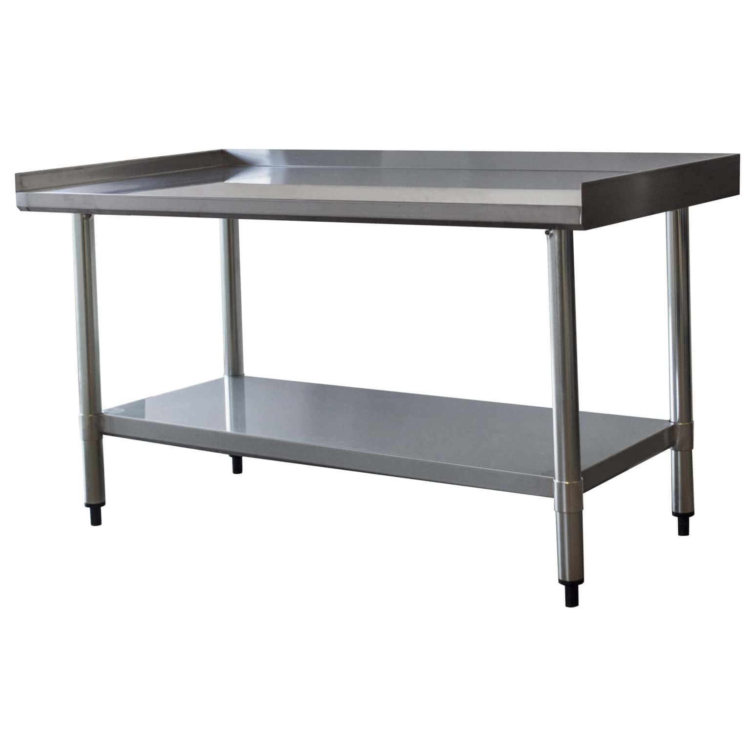 Upturned Edge Stainless Steel Work Table with Sportsman Series Upturned Edge Stainless Steel Work Table