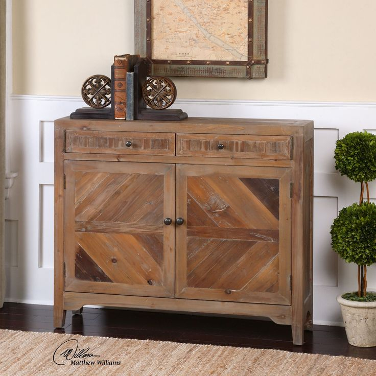 Uttermost Hesperos Reclaimed Wood Console Cabinet | Reclaimed Wood ... pertaining to Design considerations for white washed finish furniture in modern spaces