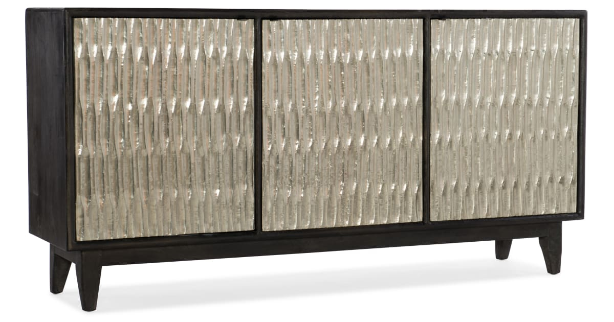Hooker Furniture 5716-85001-Slv 69" Wide 3 Drawer Mango Wood Accent ... intended for Hooker Furniture 5716-85001 69"W 3 Drawer Mango Wood Accent - Charcoal / German