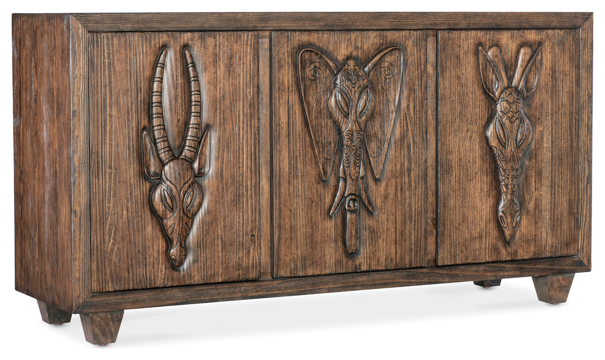Hooker Furniture 7228-85099 Commerce And Market 68"W Pine Accent ... for Hooker Furniture 7228-85099 Commerce And Market 68"W Pine Accent - Medium Wood