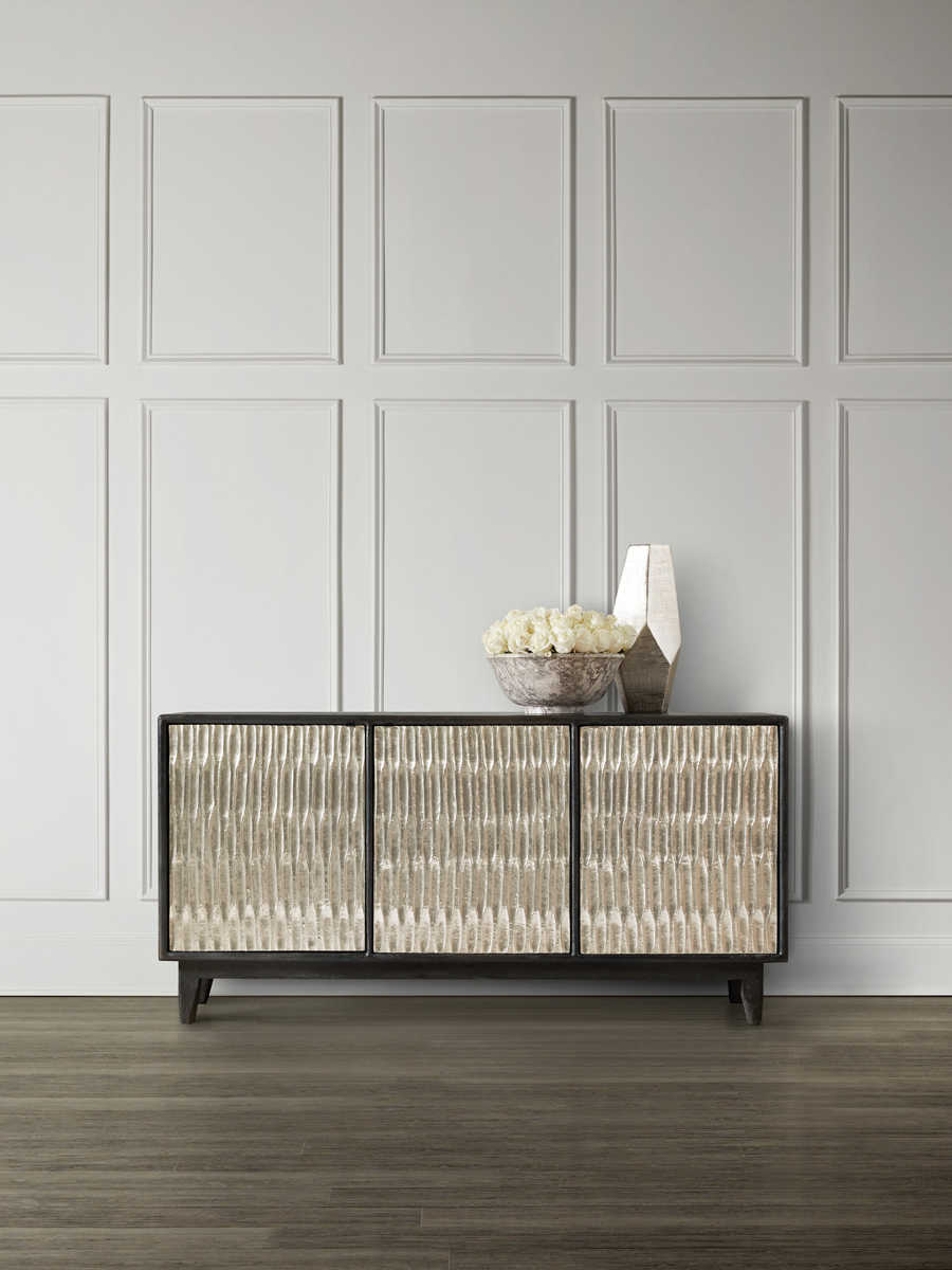 Hooker Furniture Shimmer 69" Mango Wood Charcoal German Silver Credenza ... inside How to properly care for your Hooker Furniture 5716-85001 drawer unit
