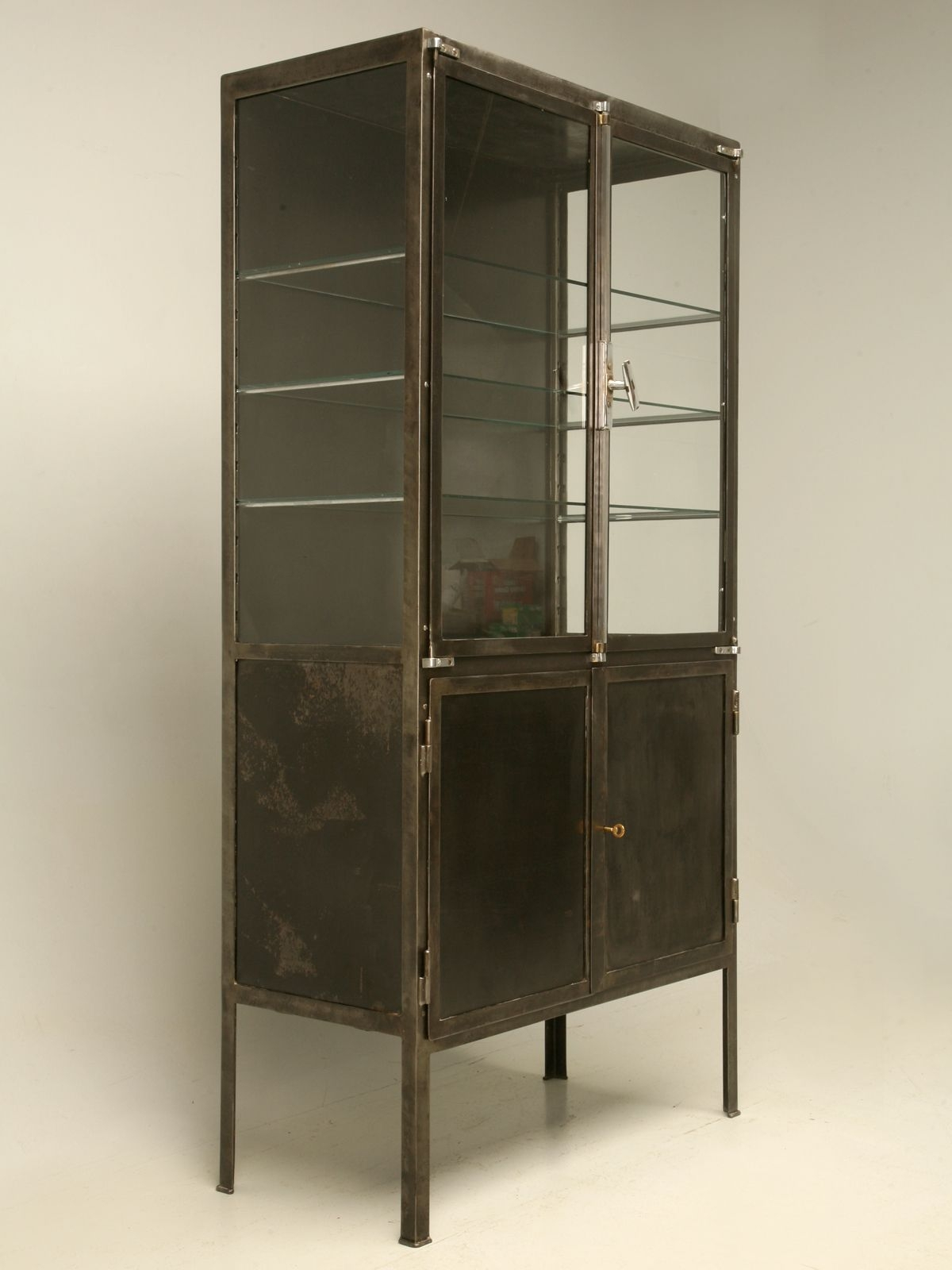 Metal And Glass Cabinets - Foter with Glass And Metal Curio Cabinet