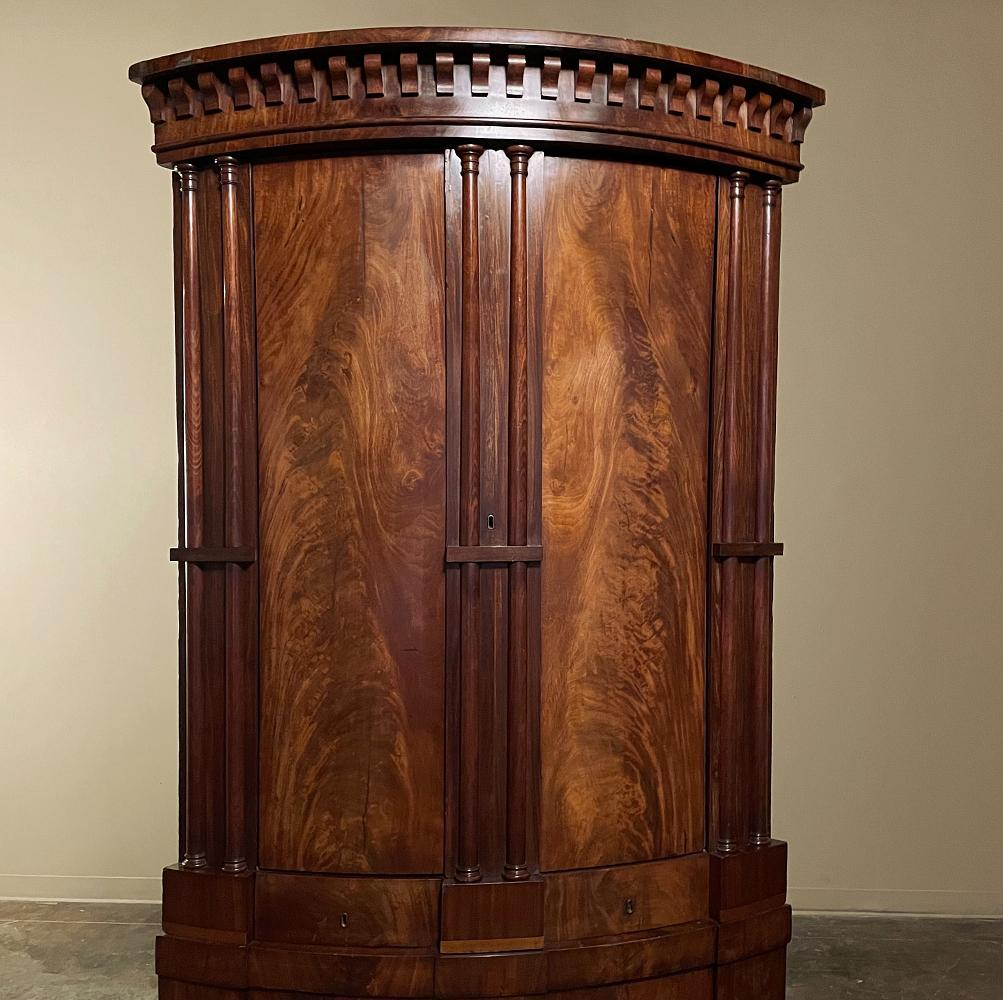 Antique English Regency Period Neoclassical Grand Corner Cabinet For ... within How Regency Corner Cabinets Transform Traditional Living Spaces