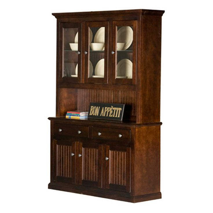 Coastal Elegance Meets Craftsmanship in Eagle Furniture’s 54″ Cherry Dining Hutch