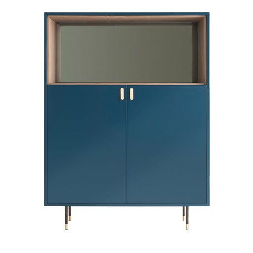 Universe Cobalt-Blue Cabinet In 2025 | Blue Cabinets, Home Bar Design ... for Exploring the Valeria Cabinet Series with Glossy Cobalt Blue Finish