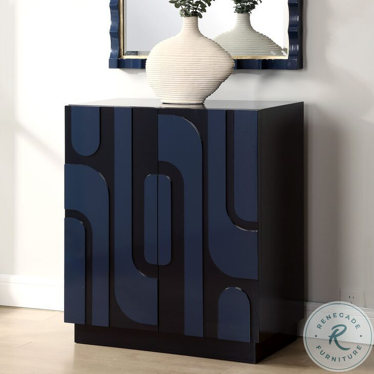 Exploring the Valeria Cabinet Series with Glossy Cobalt Blue Finish