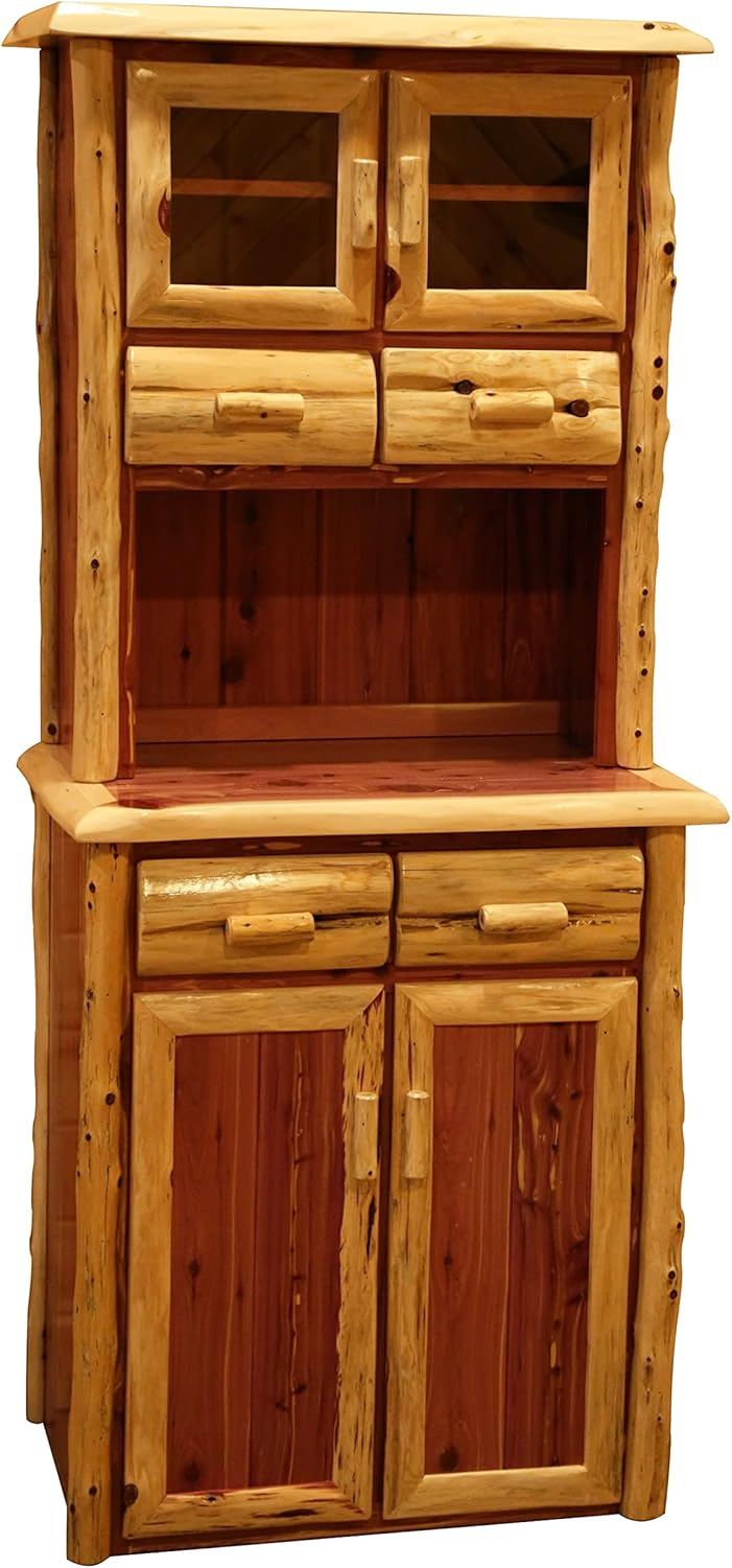 The Artisanal Craftsmanship Behind Modern Red Cedar Log Hutches