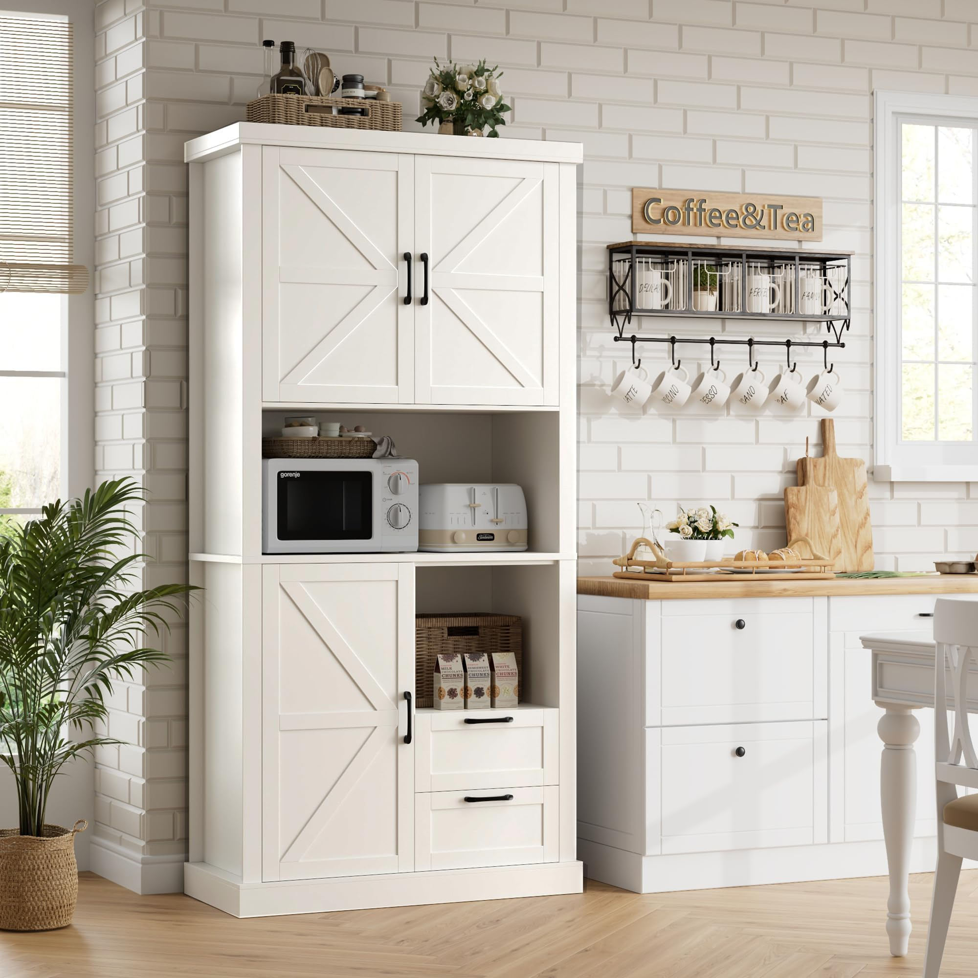 Amazon.com: Os Home And Office 25604 Os Home And Office Buffet And ... with The hidden storage benefits of adding a dual-function hutch to a small home office or dining area