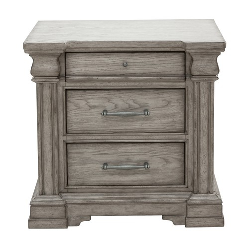 Bellevue Hmif21829 Lugdunensis 29"W Hardwood Nightstand - Heritage ... for Bellevue Hmif97782 Lugdunensis 57"W Hardwood China - Heritage Taupe