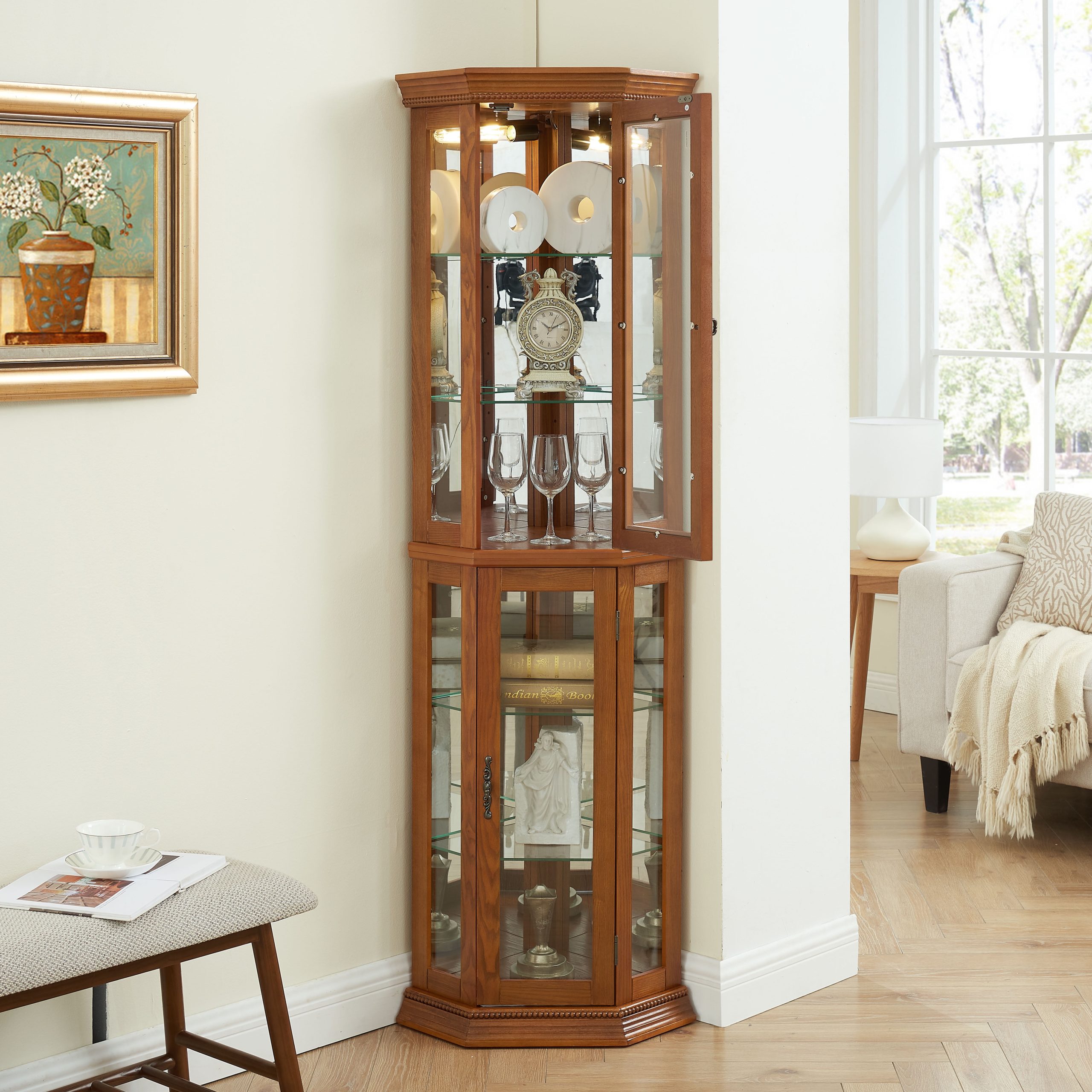 Why adjustable shelving and vertical panes are essential for showcasing fragile memorabilia