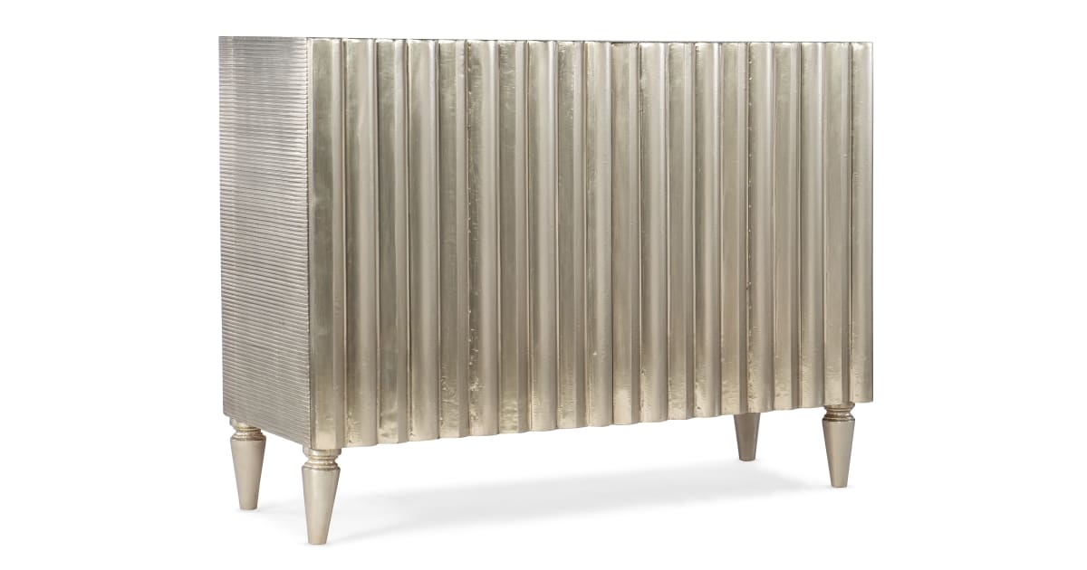 Hooker Furniture 628-85126-92 Melange 48" Wide 2 Door Mango Wood Accent ... for Hooker Furniture 628-85126-92 Melange 48"W 2 Door Mango Wood - German Silver