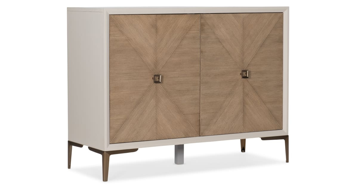 Hooker Furniture 638-85460-05 Lisette 46" Wide 1 Shelf Scandinavian ... with regard to Hooker Furniture 638-85460 Lisette 46"W 1 Shelf Scandinavian Hall - Cream /