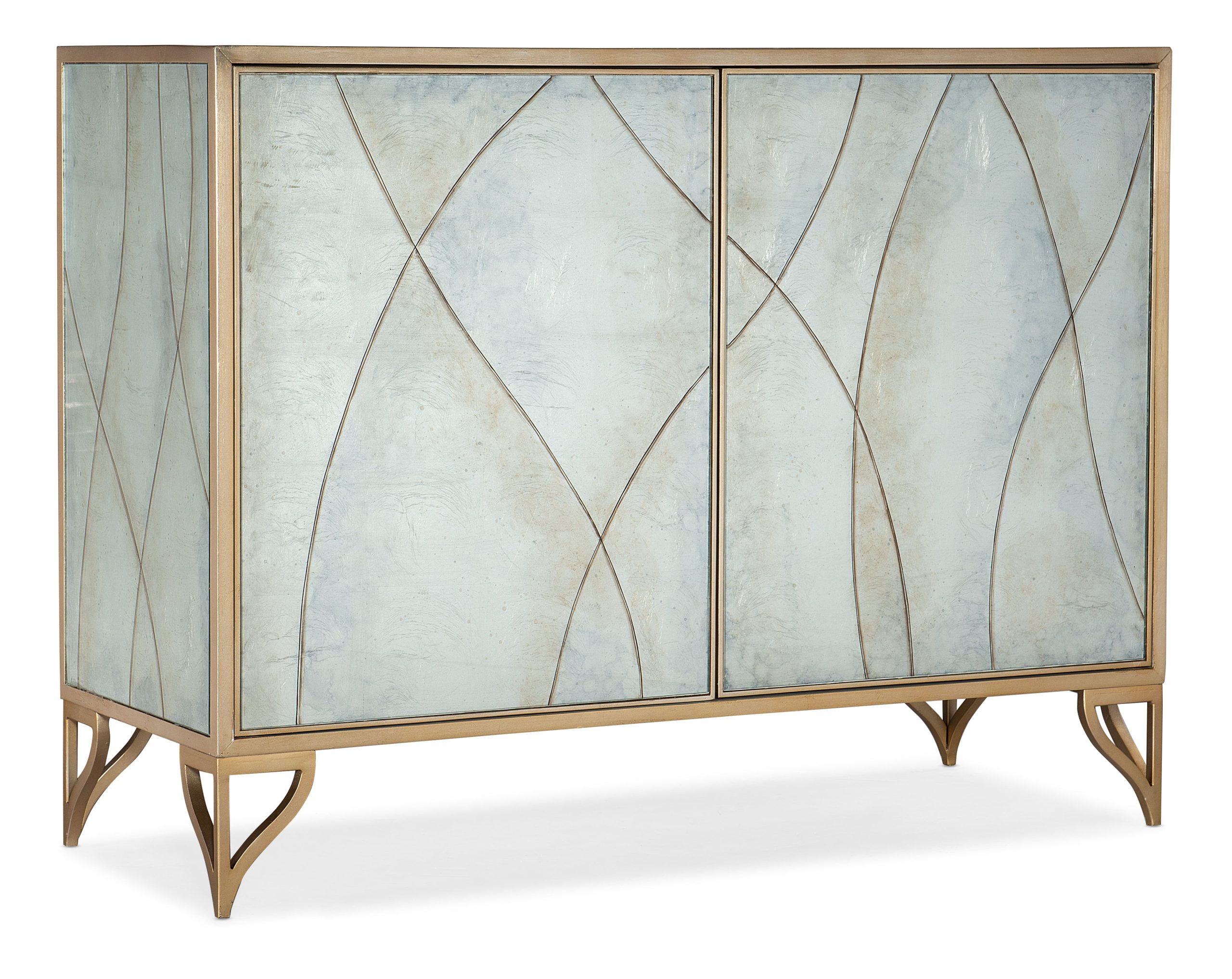 Hooker Furniture Melange Transitional Two Door Accent Chest With Soft ... intended for Quality construction with solid wood materials