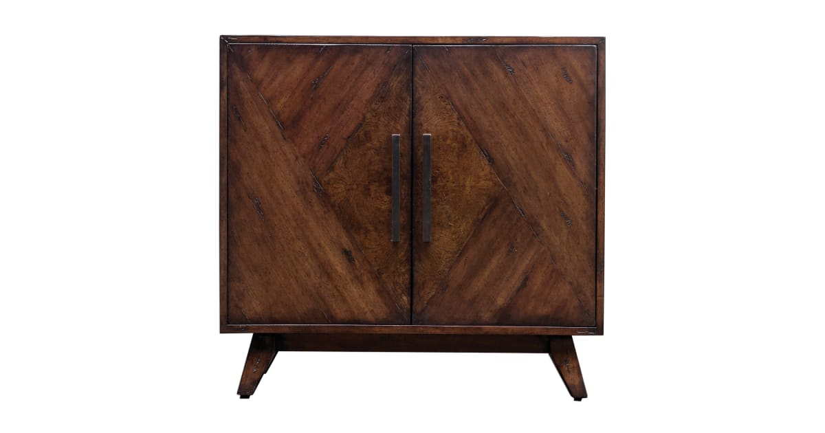 Uttermost 25835 Liri 36 Inch Wide Mango Wood Cabinet With Adjustable ... pertaining to Uttermost 25835 Liri 36"W Mango Wood Cabinet - Deep Mahogany
