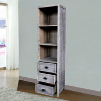 75" Rustic Solid Fir Side Cabinet, Gray - Transitional - China Cabinets ... in 79" Rustic Solid Fir Side Cabinet, Gray