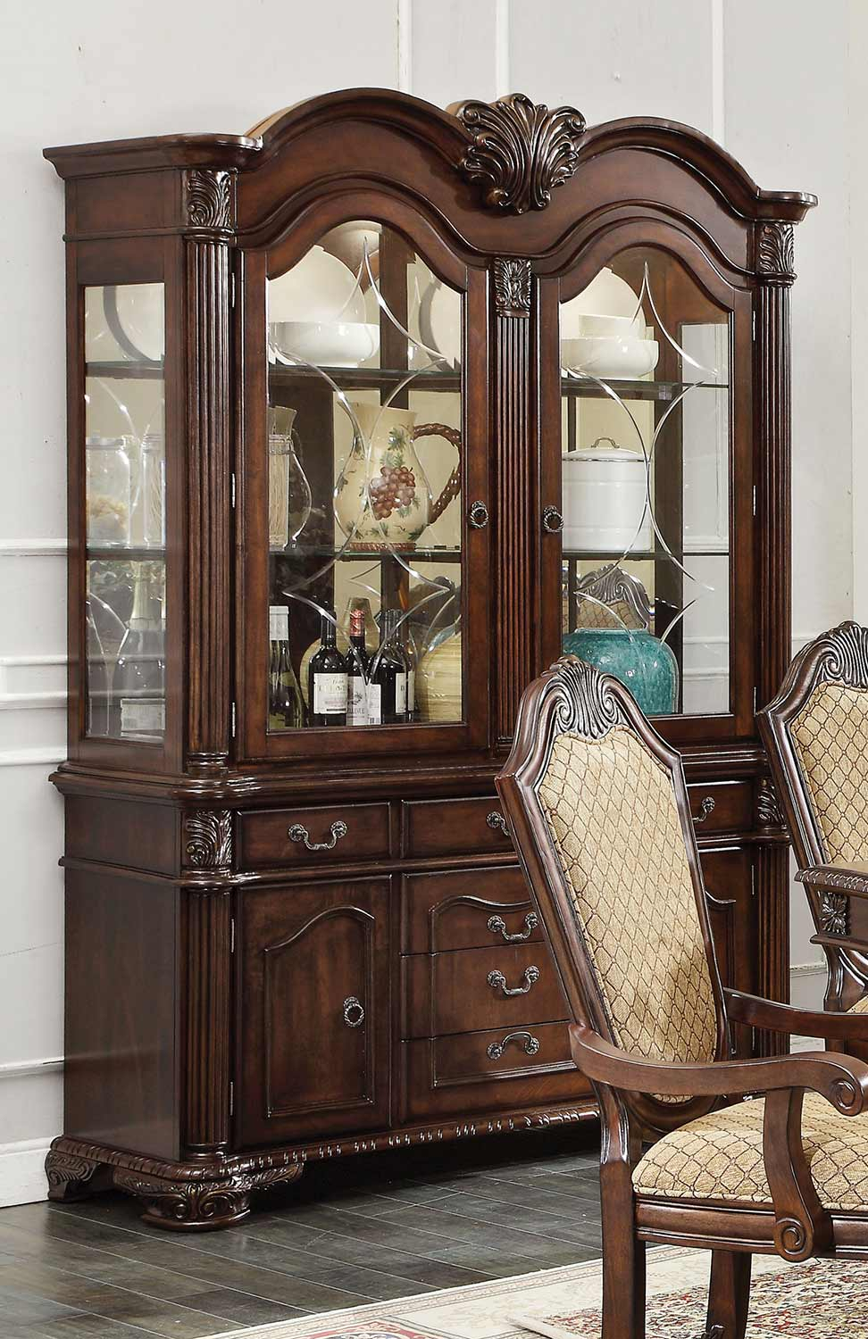 Acme Chateau De Ville Hutch And Buffet - Espresso 64079 At Homelement.com pertaining to Is the Acme Chateau De Ville Cherry Buffet Right for Your 2026 Home Renovation