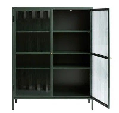 Arnika Display Stand | Allmodern | Glass Cabinet Doors, Display Cabinet ... throughout 1-Door Glass & Metal Display Cabinet In Green