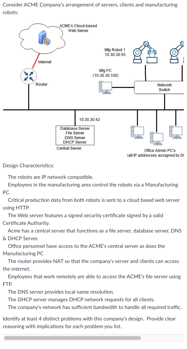 Consider Acme Company's Arrangement Of Servers, | Chegg.com pertaining to Acme Abiram Server