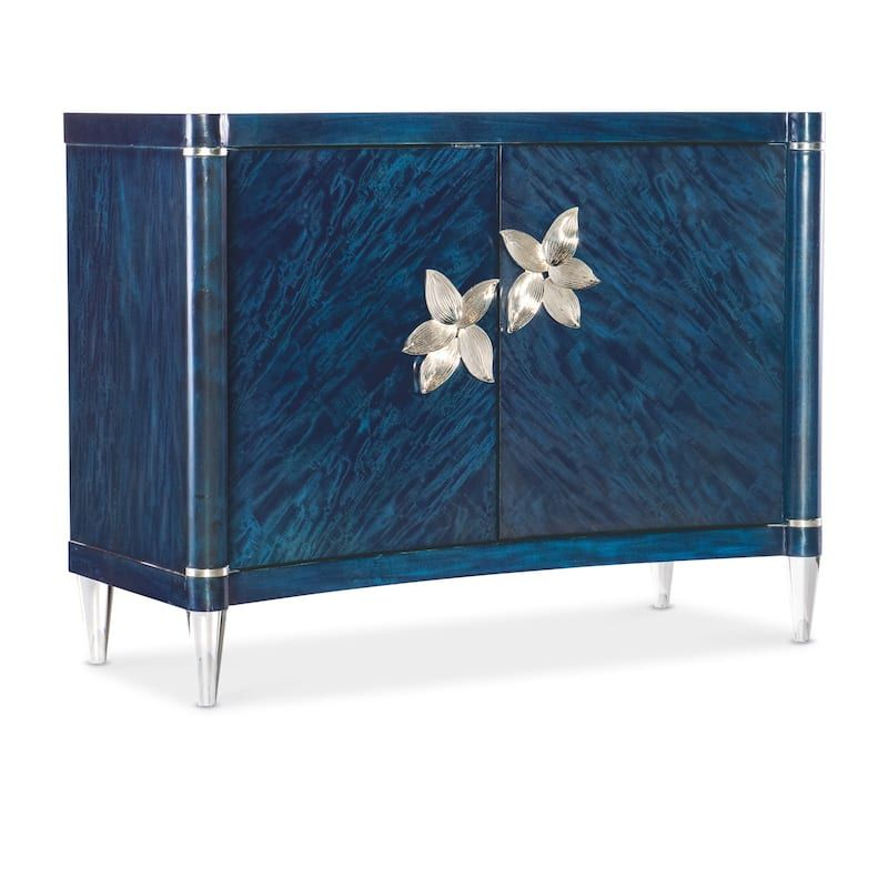 Hooker Furniture 628-85678 Melange 46" Wide 1 Drawer Primavera Veneer ... pertaining to Understanding the Geode Glass Appeal of the Hooker 628-85648 Accent Cabinet